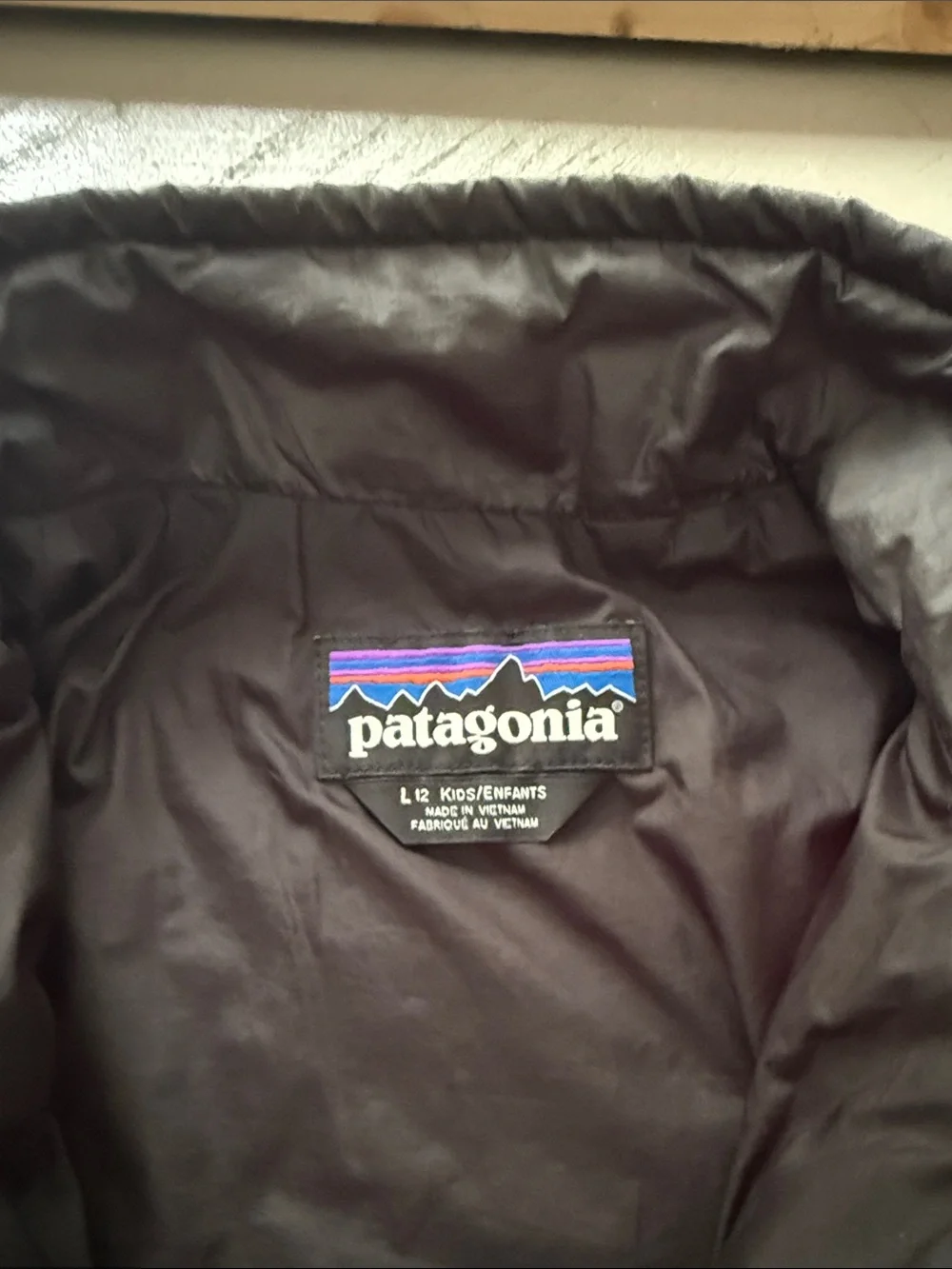 Patagonia boys  Quilted Puffer Jacket - Gray